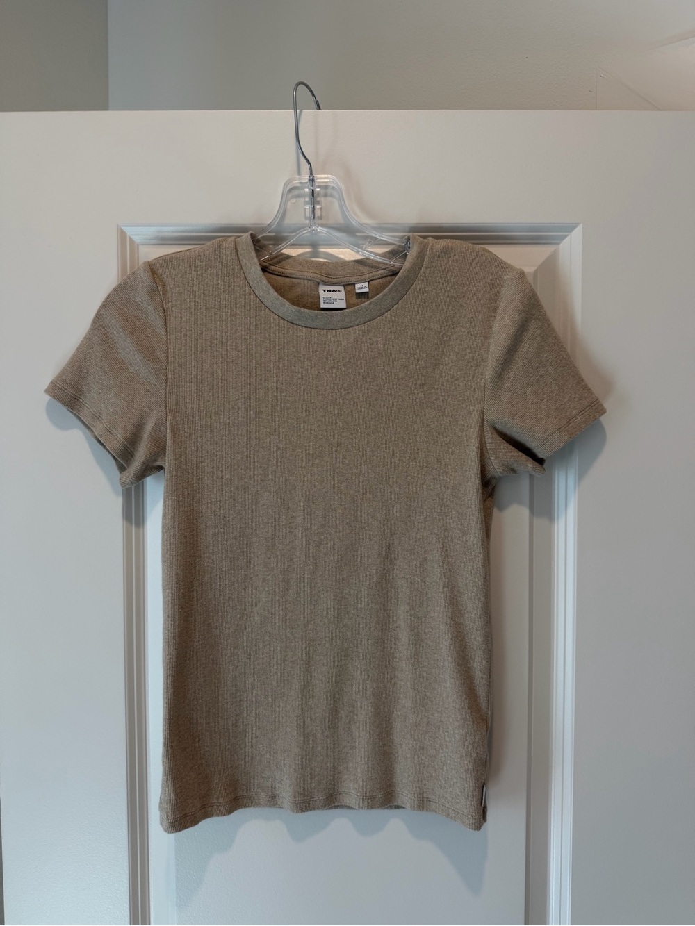 TNA Short Sleeve Tee in Tan